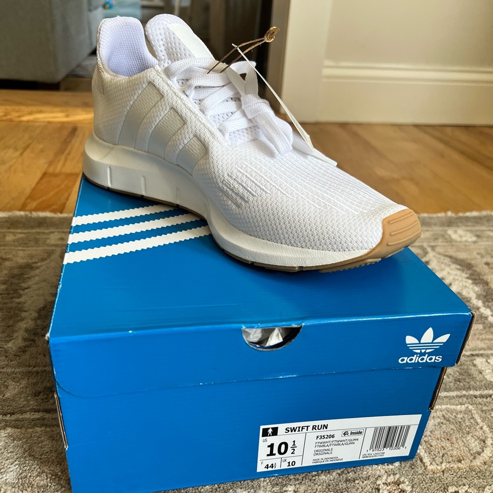 Adidas White Running Sneakers